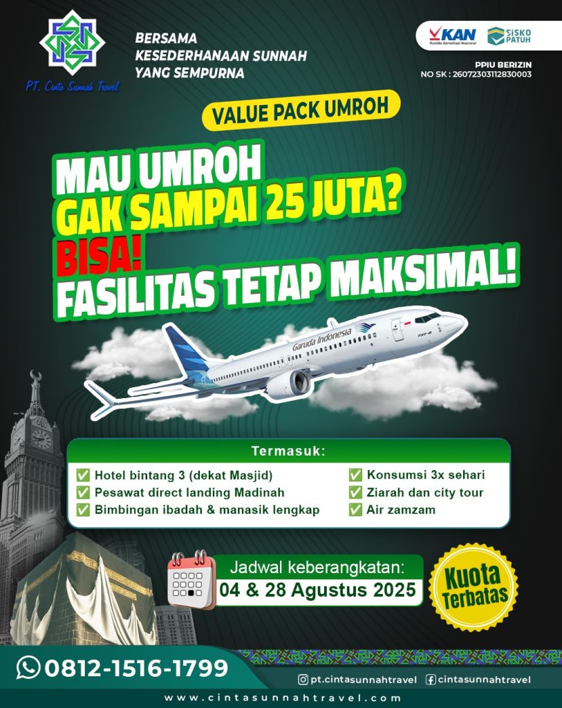 Biaya Umroh 2025 untuk 2 Orang